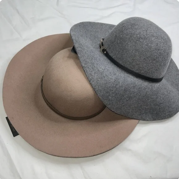 House of Harlow 1960 Blush Wool Fedora Hat Wide Brim NWOT Boho House of Harlow 1960 | Accessories | Nwot House Of Harlow  main image 2